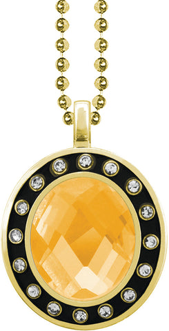 Yellow Gem Gold Charm [CSOV-16STN-STN-YLW-G]