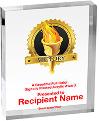 Victory Vibrix Acrylic Award [A34BV-VY]