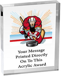 Hockey Vibrix Acrylic Award [A45BV-HK]