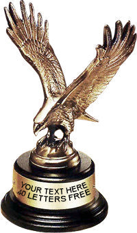 Antique Bronze Eagle on Black Stained Base [EC1295]