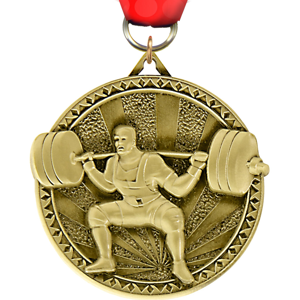 Weightlifting Ultra-Impact 3-D Medal [MDTD2-WL]