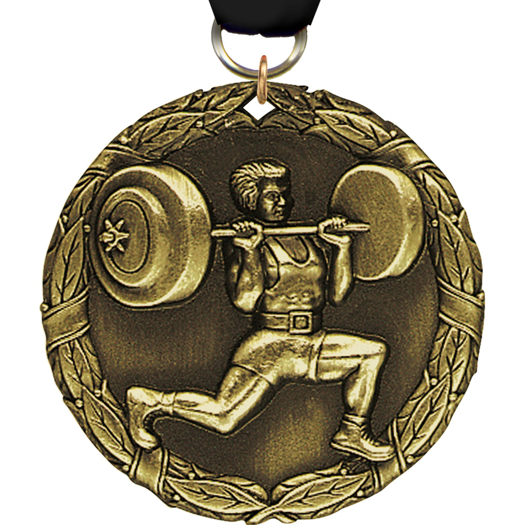 Weightlifter M2CX Medal [M2CX-WL]