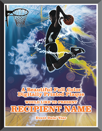 Basketball Graphix Plaque [PGFX79-BK]