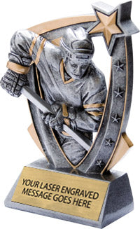 Hockey 5 Star 3D Resin Trophy [R53D5-HK]