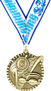 Swimming Gold Victory Medal [MVY2-SW]