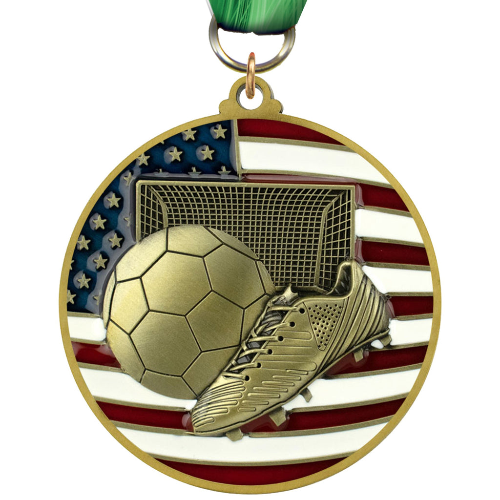 Soccer Patriotic Medal [MSUS2-SC]
