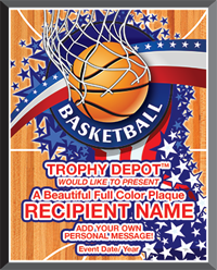 Basketball Graphix Plaque [PGFX912-BK]