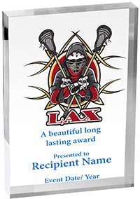 Lacrosse Vibrix Acrylic Award [A46BV-LC]