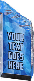 Custom Acrylic Glacier Tower Blue [AMDT610B-FC]
